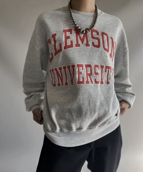 【USED】 Made in USA RUSSEELL ATHLETIC CLEMSON Sweat/ 231104-021