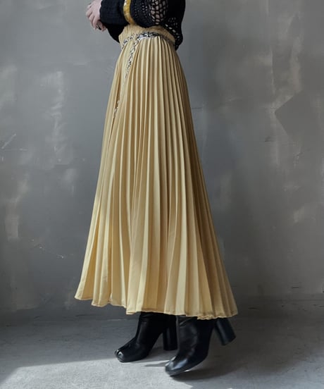 【USED】Poly Long Skirt/ 220319-016
