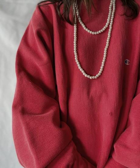 【USED】   90's USA Champion Reverse Weave Sweat One-point②/211007-019