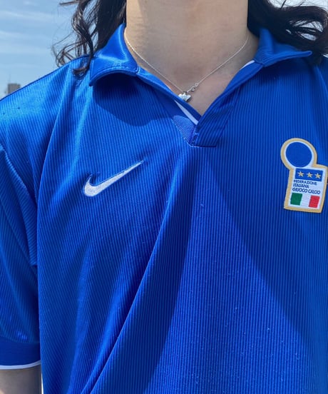 【USED】  Italy National team 1998's Home Game Shirts / 230515-022
