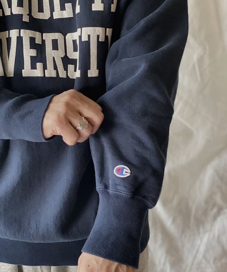 【USED】 90's USA Champion Reverse Weave MARQUETTE①/210324-018
