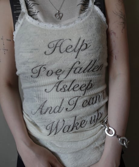 【RE;CIRCLE】 Re Embroidered Camisole Top  /  250724-022