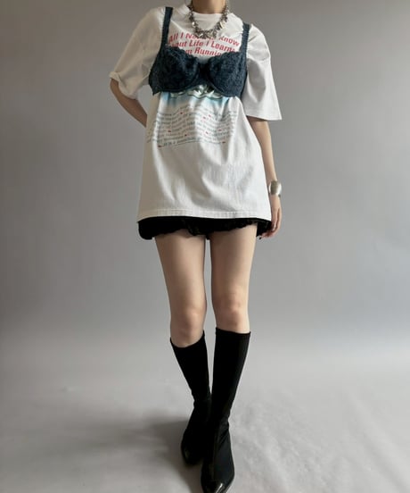 【USED】 Hanes Sneakers Print T-Shirt  / 260622-028