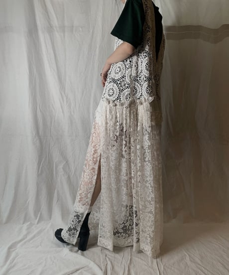 【RE;CIRCLE】 RE Lace N/S One-piece①/210714-005