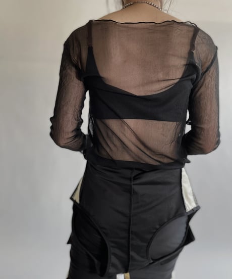 【USED】 Long Sleeved See-through Top / 220528-007