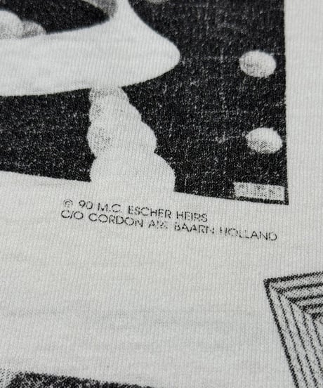 【USED】 Made in USA 90's SOFTEE M.C. ESCHER T-Shirt /250621-028