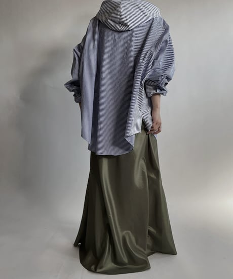 【USED】 Poly Long Skirt / 220423-030