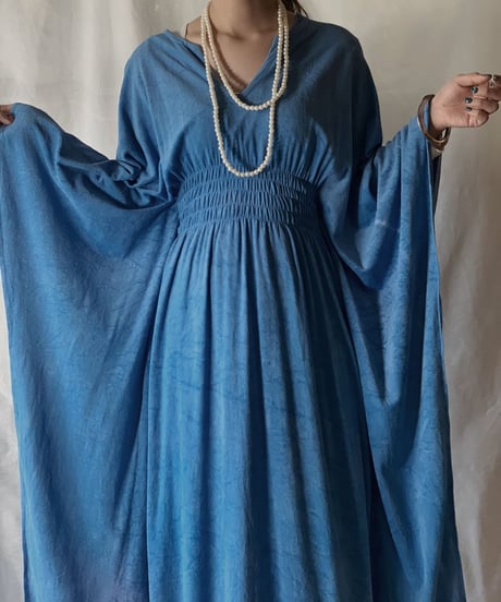 【USED】Velour Cape Style Dress/210203-019