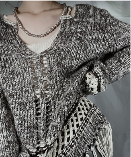【USED】    Knit L/S Top/211216-038