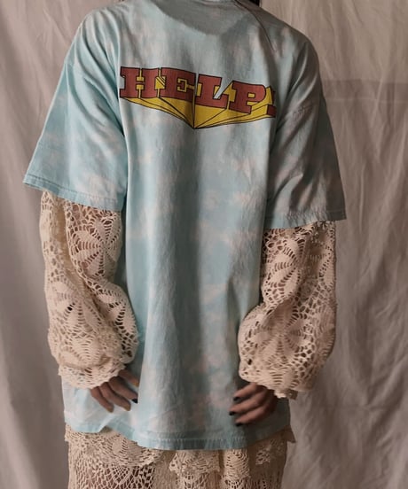 【USED】 S/S T-shirt THE BAETLES "HELP!"/210526-052