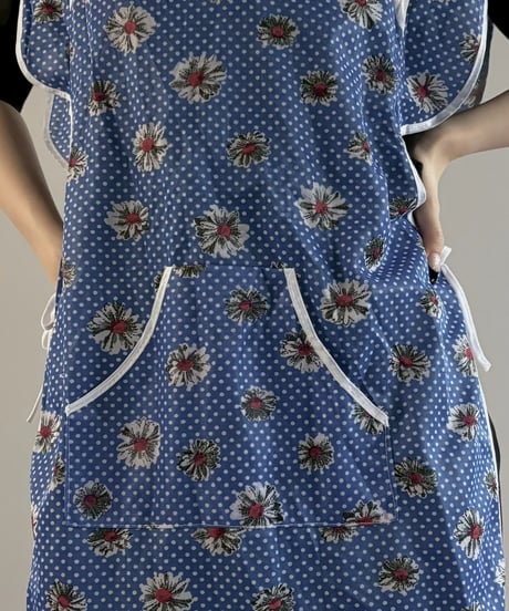 【USED】 Flower Pattern Euro Apron / 260321-016