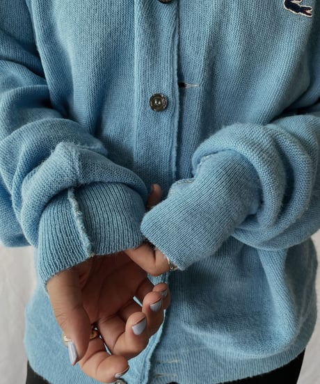 【USED】   LACOSTE Knit Cardigan①/211007-002