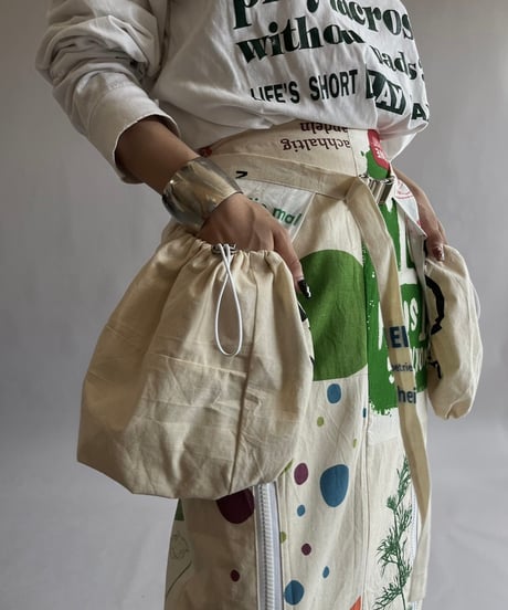 【RE;CIRCLE】RE Eco-Friendly Bag Belt Bag Skirt  / 240905-020