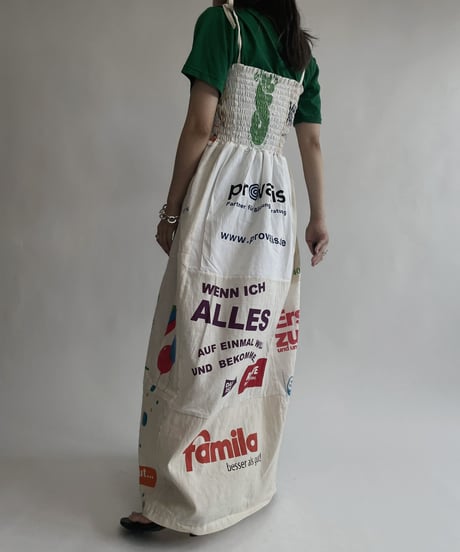 【RE;CIRCLE】 RE Eco-Friendly Bag Camisole One-piece / 220804-024
