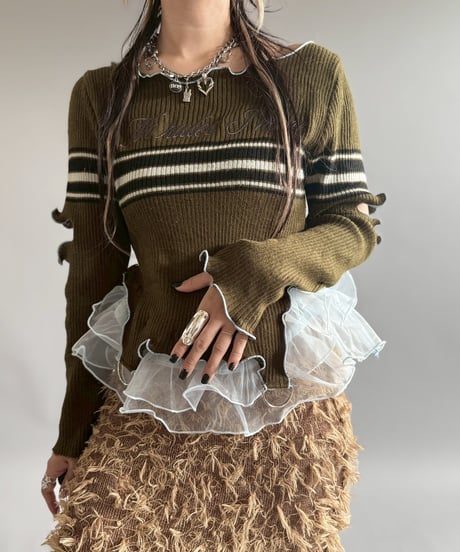 【RE;CIRCLE】 RE Mellow Knit Top /  251023-023