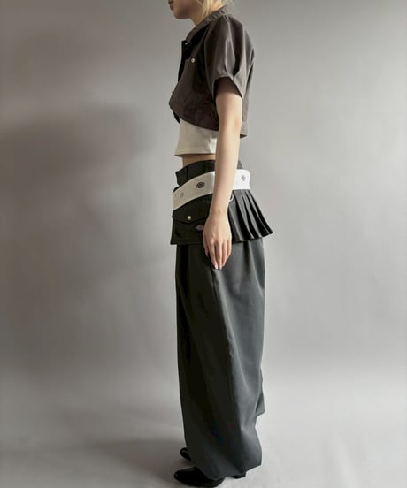 【Chinatsu Aoyama】 RE Makers Shirt Charcoal Gray / 260702-020