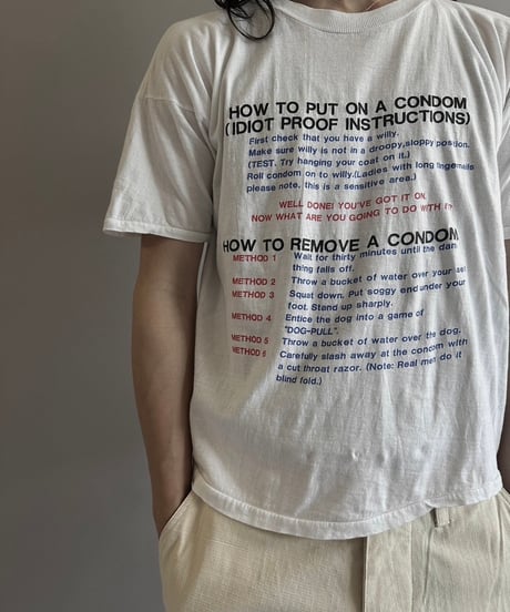 【USED】 CONDOM T-Shirt  /240729-102