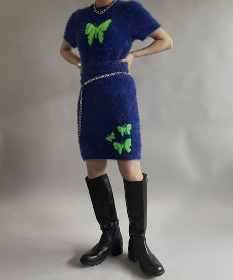 【USED 】Patterned Knit Set up /240505-029