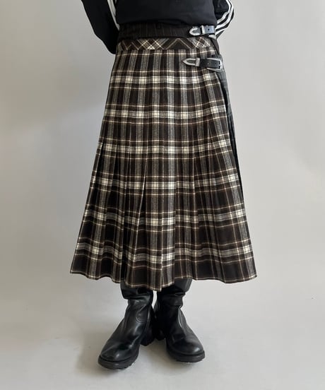 【RE;CIRCLE】 RE Kilt Skirt Middle / 250206-002
