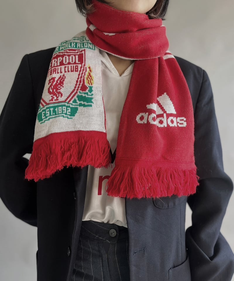 00年代 UK製 サッカーマフラー LIVERPOOL BARCELONA Liverpool FC