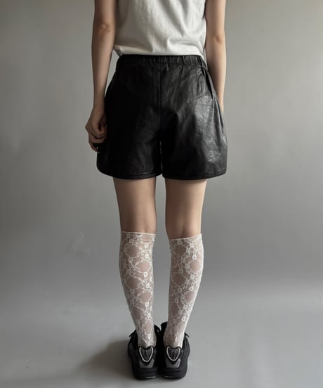 【USED】 Leather Shorts / 250913-003