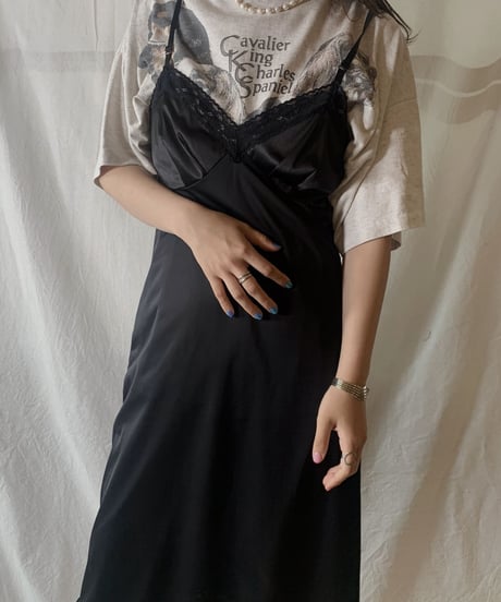 【USED】 Poly Slip Camisole① /210604-014