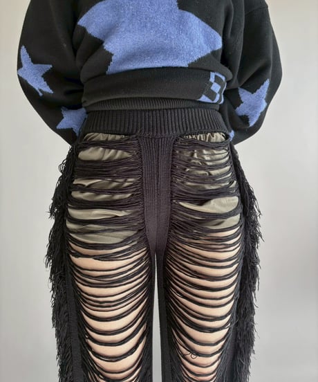 【USED】 Fringe Design Pants / 251227-014