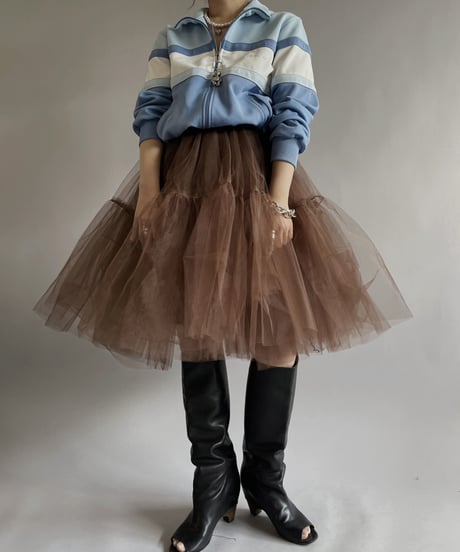 【USED 】Sheer Mini Skirt/ 240330-030
