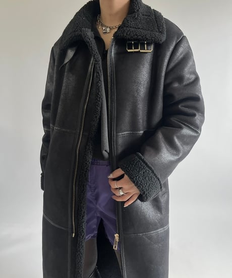 【USED】 ZEN Fake Leather Coat/250125-008