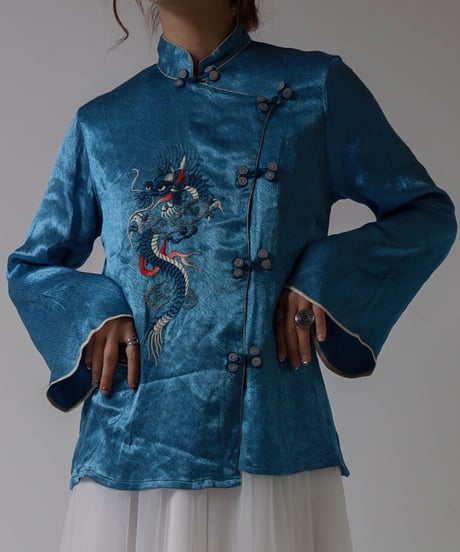 【USED】L/S China Shirt / 220324-008
