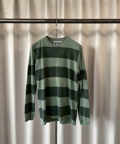 【USED】 Border pattern L/S Tee / 260418-014