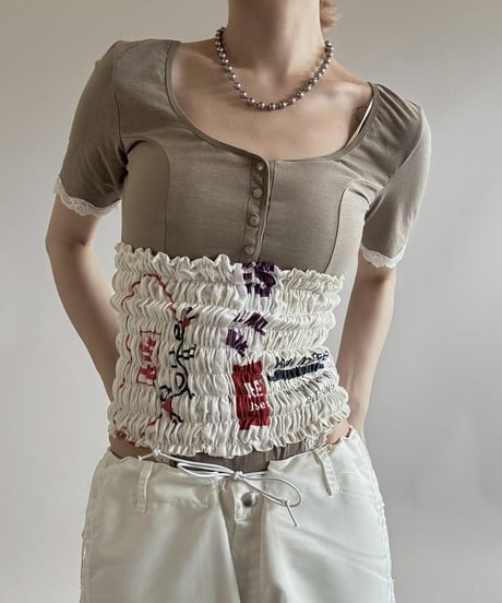 【RE;CIRCLE】 Re Eco Bag Tube Top/  250626-003