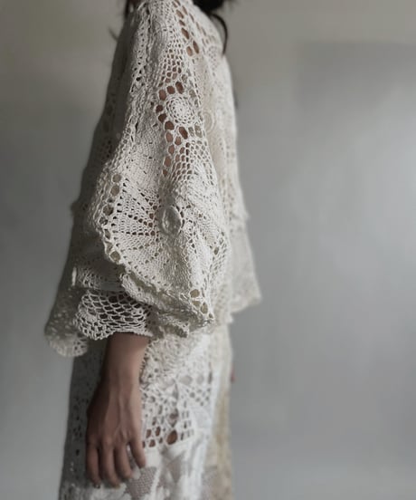 【RE;CIRCLE】 RE Crochet Top / 220623-011