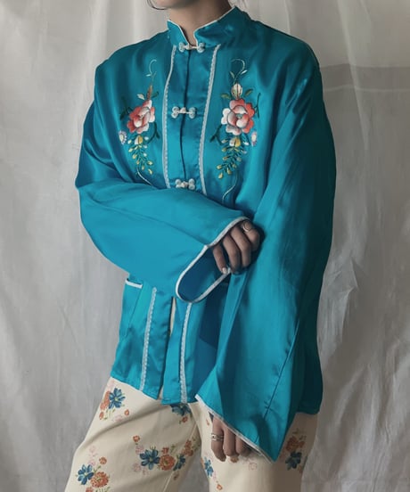 【売約済み】  Shiny China Shirt/210407-003
