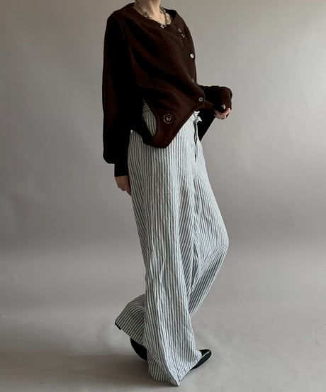 【RE;CIRCLE】 RE Deformed Acrylic Cardigan / 260312-001