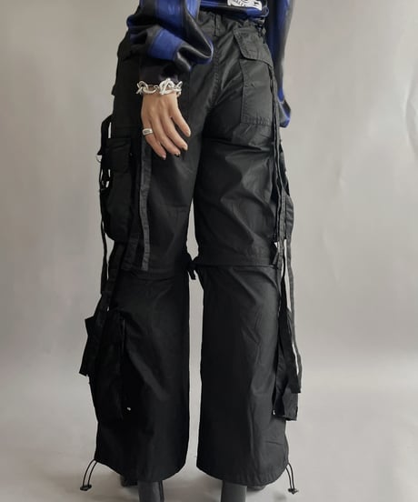 【USED】  Techino Pants Black / 221001-025