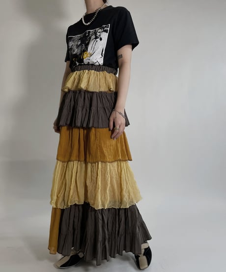 【RE;CIRCLE】 RE Indian Cotton Skirt / 220503-019