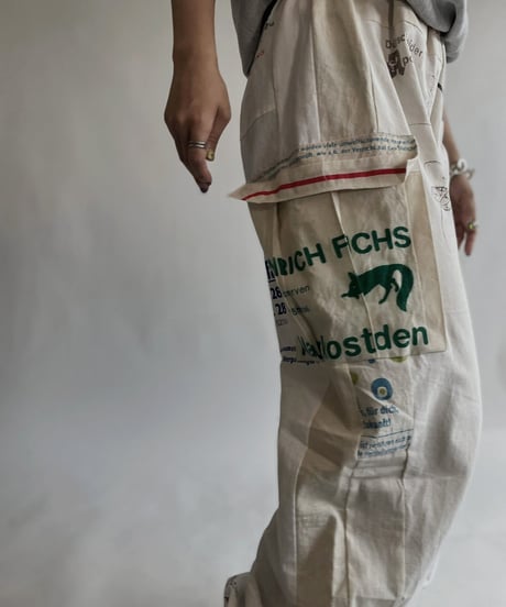 【RE;CIRCLE】 RE Eco-Friendly Bag Draw Cord Pants / 220825-021
