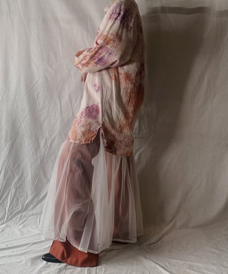 【USED】 Tie Dye Dyeing Mexican Top /210226-021