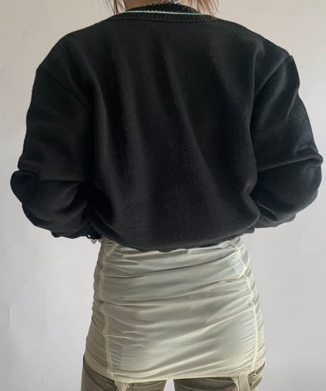 【USED】 C.R. BOLOGNA Zip Up Knit Top/241124-013