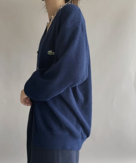 【USED】  IZOD Lacoste Acrylic Knit Cardigan / 240113-010