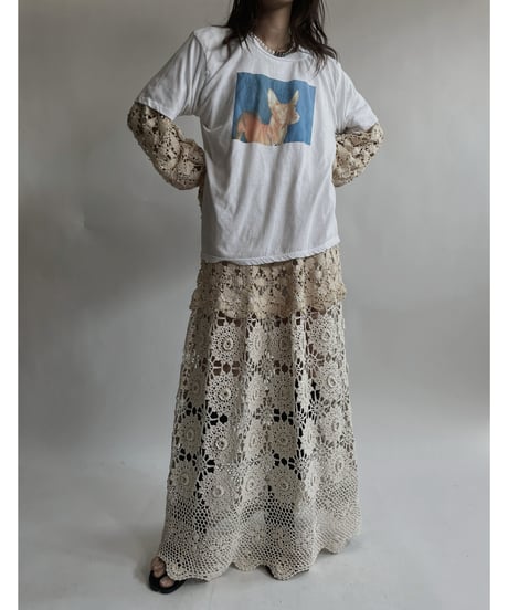 【RE;CIRCLE】 RE Crochet Lace One-piece / 220427-039