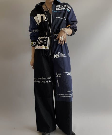 【RE;CIRCLE】RE Eco-Friendly Bag Jump Suit Black/ 230828-030