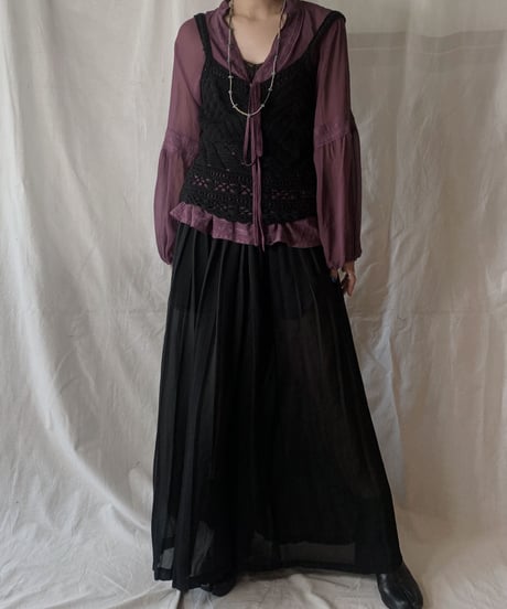 【USED】 See-through Poly Pants/2100407-005