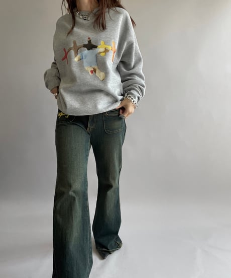 【USED】 END IS NEAR GAP Flare Denim Pants / 241012-012