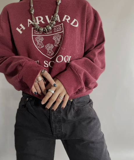 【USED】   Champion Sweatshirt 'Harvard Law School' / 221203-005