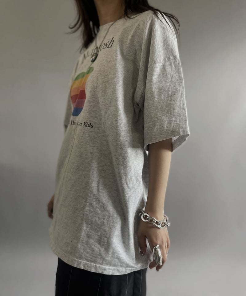 USED 】Made in USA 90's Macintosh Apple T-Shirt