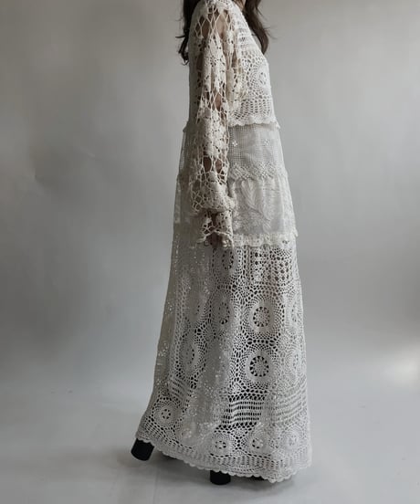 【RE;CIRCLE】 RE Crochet Lace One-piece / 220427-037