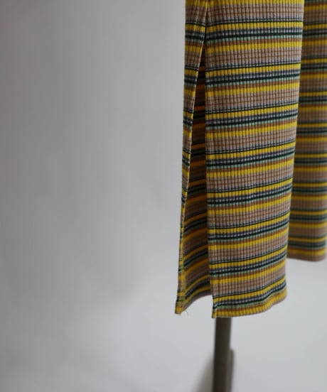 【USED】L/S Rib Knit Dress/ 220324-006