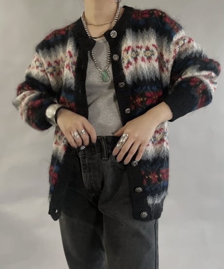 【USED】 Mohair Tirolean Knit Top /240120-005